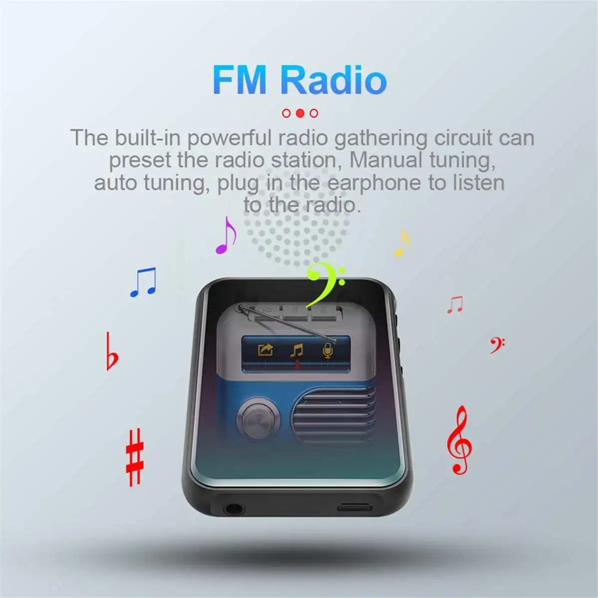 Bluetooth MP3 MP4 музыкальный плеер Walkman Стерео FM радио мини видео портативный металлический плейер с диктофоном 2,4 дюймов lcd Full