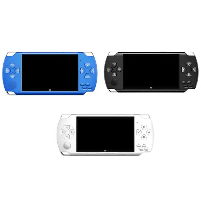 Handheld Game Console 64 Bit 8gb 4.3 Inch HD Mp5 Game Console x6 Fc Portable Handheld Game Player