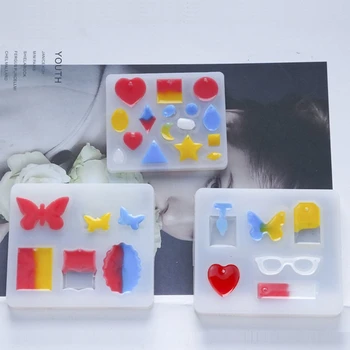 

DIY Crafts Resin Crystal Epoxy Mold Necklace Pendant Casting Silicone Mould Tool 83XF