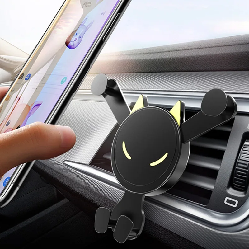  Schwerkraft Auto Telefon Halter Air Vent Halterung-Grip Smartphone Halter Für iPhone 7 Plus Telefon
