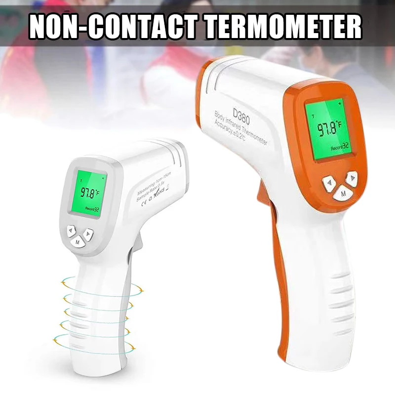

Baby Thermometer Infrared LCD Digital Non-contact Infrared Body Thermometer Forehead Temperature IR Measurement Tool