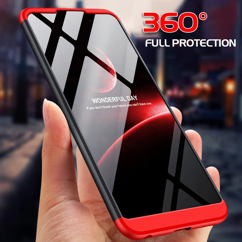 

3 in 1 360 Hard Luxury Case For ASUS Zenfone Max Pro M2 ZB633KL ZB631KL M1 ZB602KL ZB601KL Shockproof Hard Case Tempered Glass
