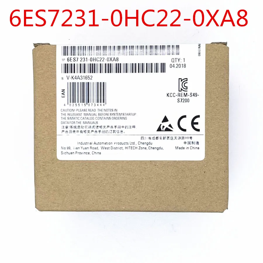 Originla 2 года гарантии 1P 6ES7231-0HC22-0XA8 EM231