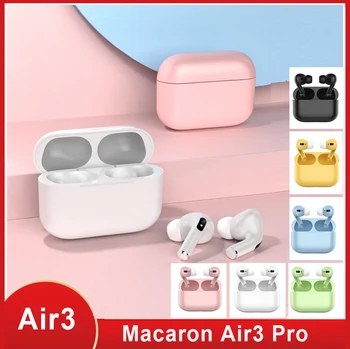 

2020 Macaron 3 earphone Airs Pro Wireless earphone GPS RENAME bluetooth Earbuds earphone HIFI for Android pod Pro 3 Airpodering