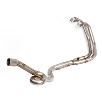 Escape Motorcycle Exhaust Front Link Pipe Stainless Steel Exhaust System For Kawasaki Ninja Z250 250 300 2013-2016