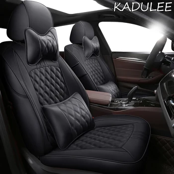 

KADULEE Custom Leather car seat covers For Dongfeng AX5 AX4 E70 AX7 S30 H30 CM7 S500 360 370 330 580 IX5 P16 S16 car seats
