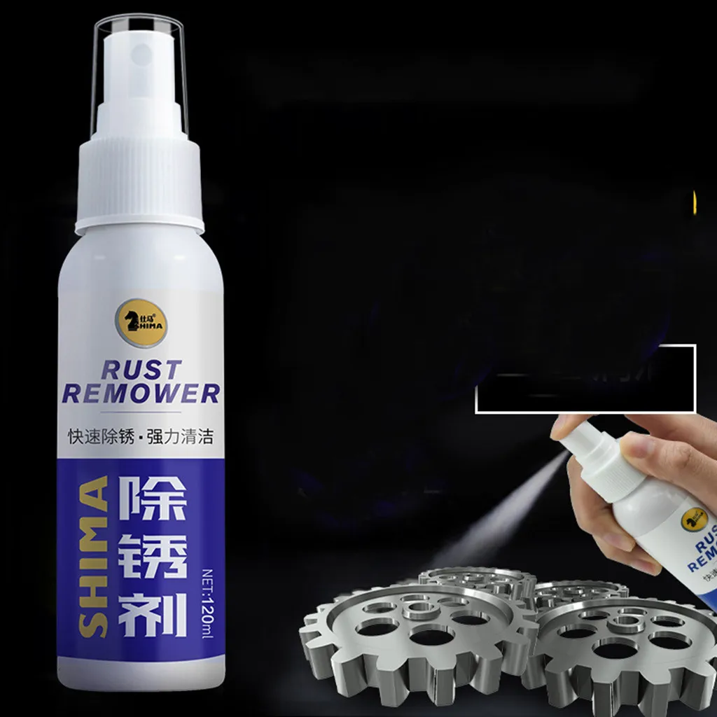 

Drapshipping spraying Anti-Rust liquid Metal Surface Chrome Paint Car Maintenance Iron Powder Cleaning Rust Remover d90816