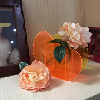 

O.RoseLif New Acrylic Versatile Flower Design Vases Arrangement Wedding Party Dinner Centerpiece Event Restaurant Hotel Decor