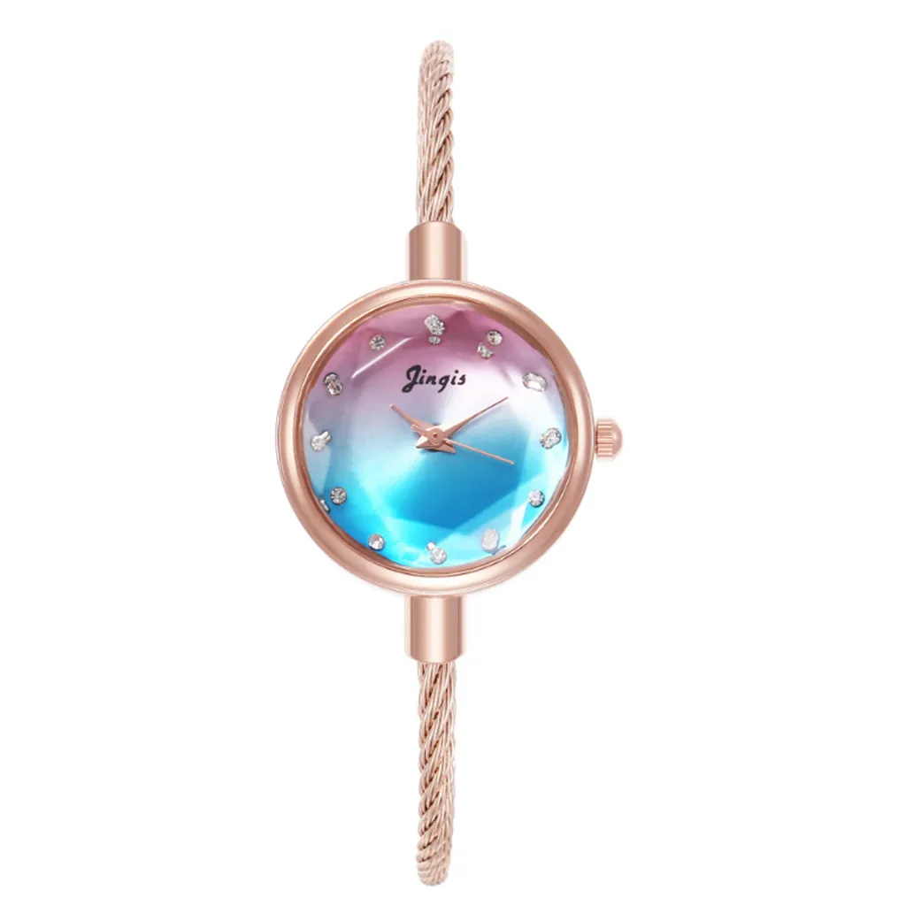 Женские часы-браслет relogio, модный браслет, женские часы-браслет из сплава, Ретро стиль, маленькие свежие часы#10