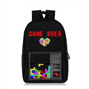 

New geometric pattern laptop backpack lightweight men and women travel bag middle school student bag gift backpack