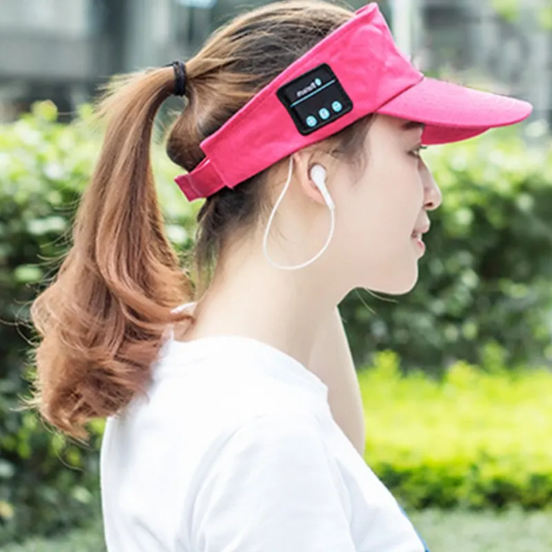 Беспроводные Bluetooth наушники, Музыкальная шляпа с микрофоном, умная солнцезащитная Кепка, спортивная бейсболка, музыкальные наушники для смартфона, Кепка