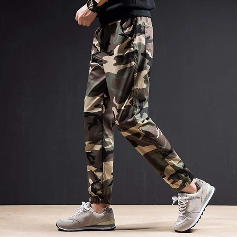 harem trousers men Autumn Pencil Harem Pants Men Camouflage Military Loose Comfortable Fashion new camouflage training pants jog