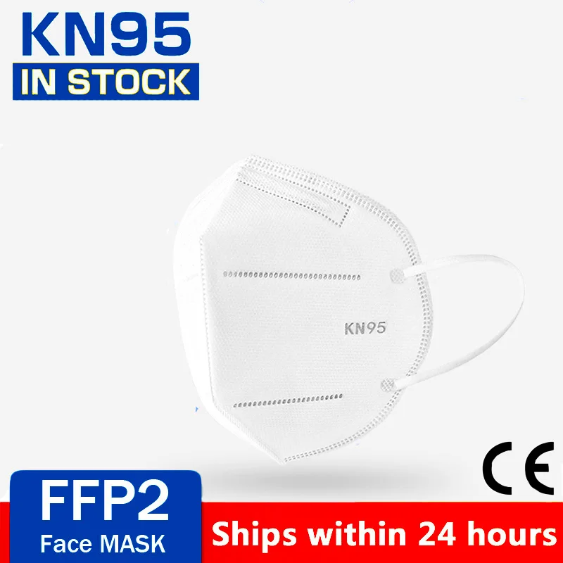 

KN95 Reusable Face Masks 5 Layers kn95 Mask for Face FFP2 Protective Mask filters Dust Respirator Mouth Mask Cover
