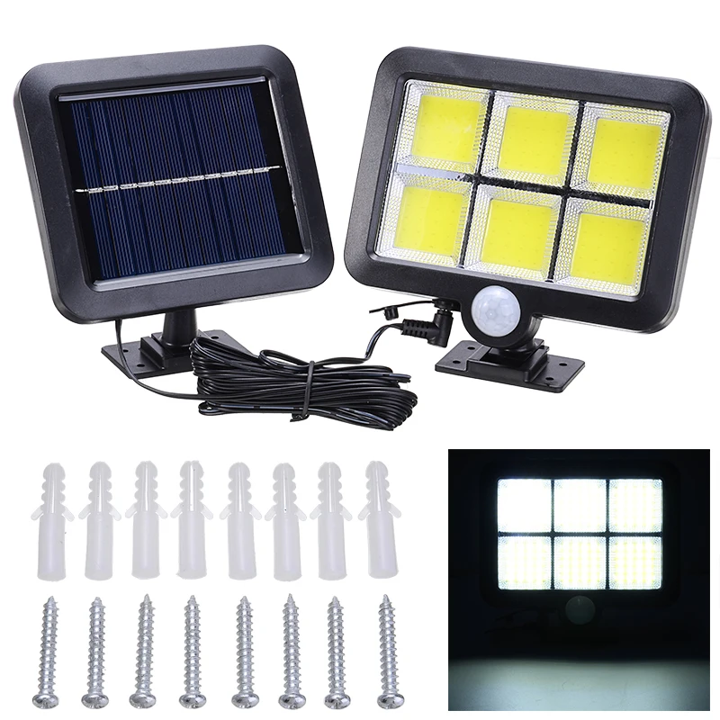 

120 LED Solar Light Outdoor Solar Lamp PIR Motion Sensor Solar Powered Sunlight Street Light Garden Wall Lights