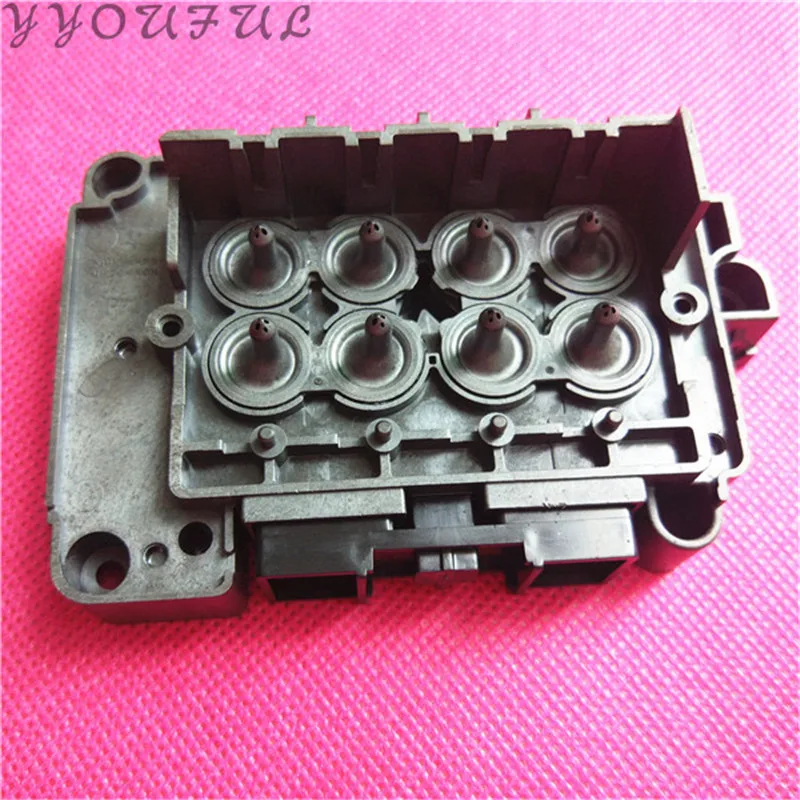10 шт. эко сольвентный принтер укупорочная станция для Epson R1800 R1900 R2000+ 5 шт. DX7 коллектор печатающая головка крышка адаптер Titan-jet Xuli