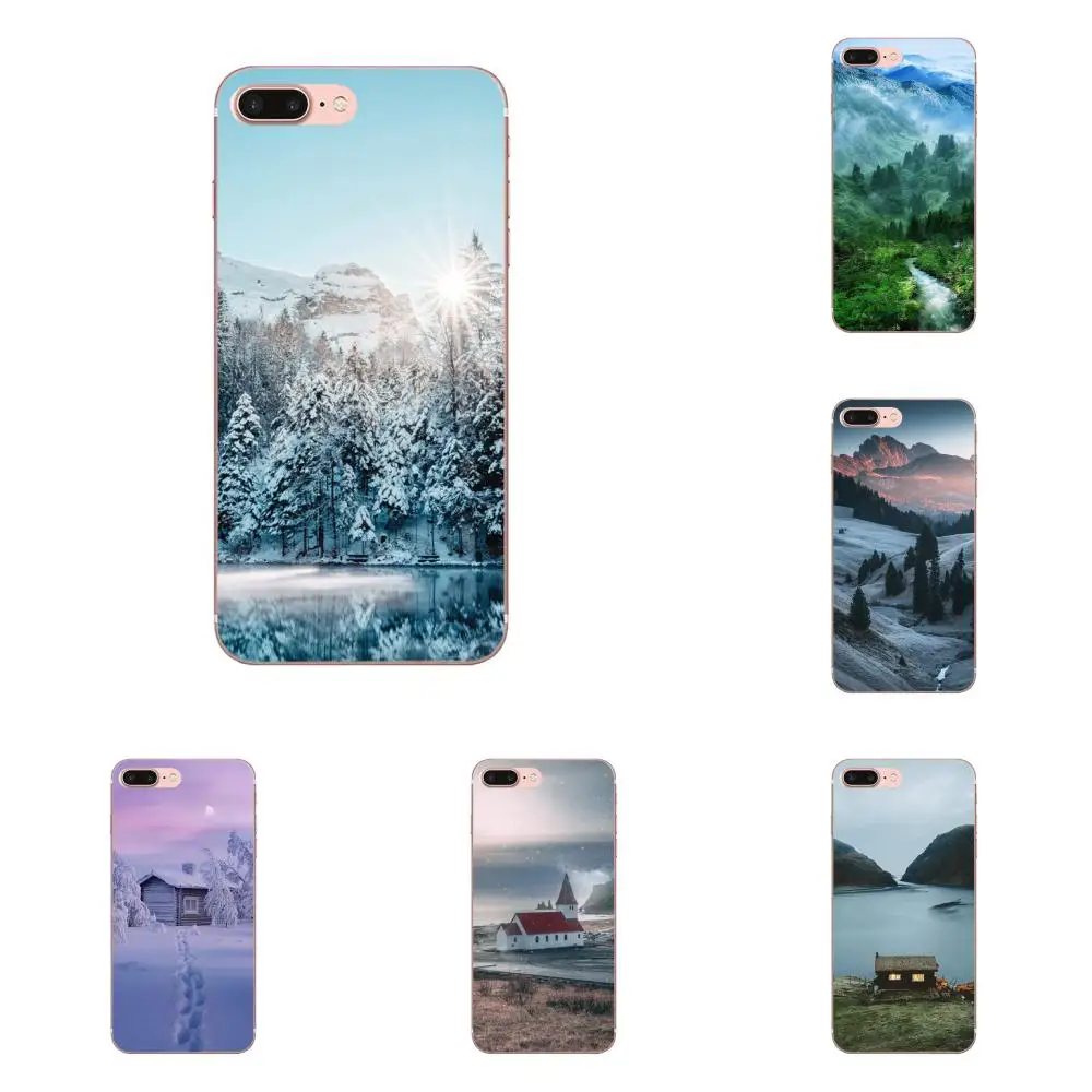 Mountain River And House Classic For Xiaomi Redmi Mi 4 7A 9T K20 CC9 CC9e Note 7 8 9 Y3 SE Pro Prime Go Play Soft Protector | Мобильные