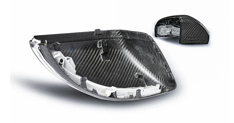 Сухое карбоновое зеркало крышка для Mercedes-Benz W205 W222 W213 W238 X205 Benz C S GLC E класс Углеродные колпачки 1:1 замена стиль AMG