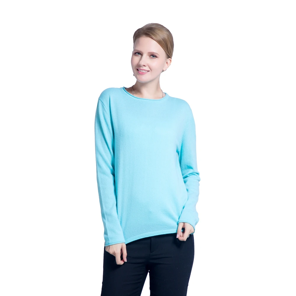 Синий DILLY модные повседневные женские кашемировые свитера с вырезом лодочкой sweater-DL8062 - Цвет: Синий