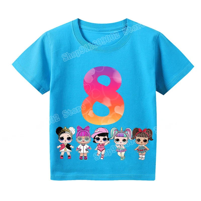 LOL SURPRISE Girls T Shirt OMG Doll 