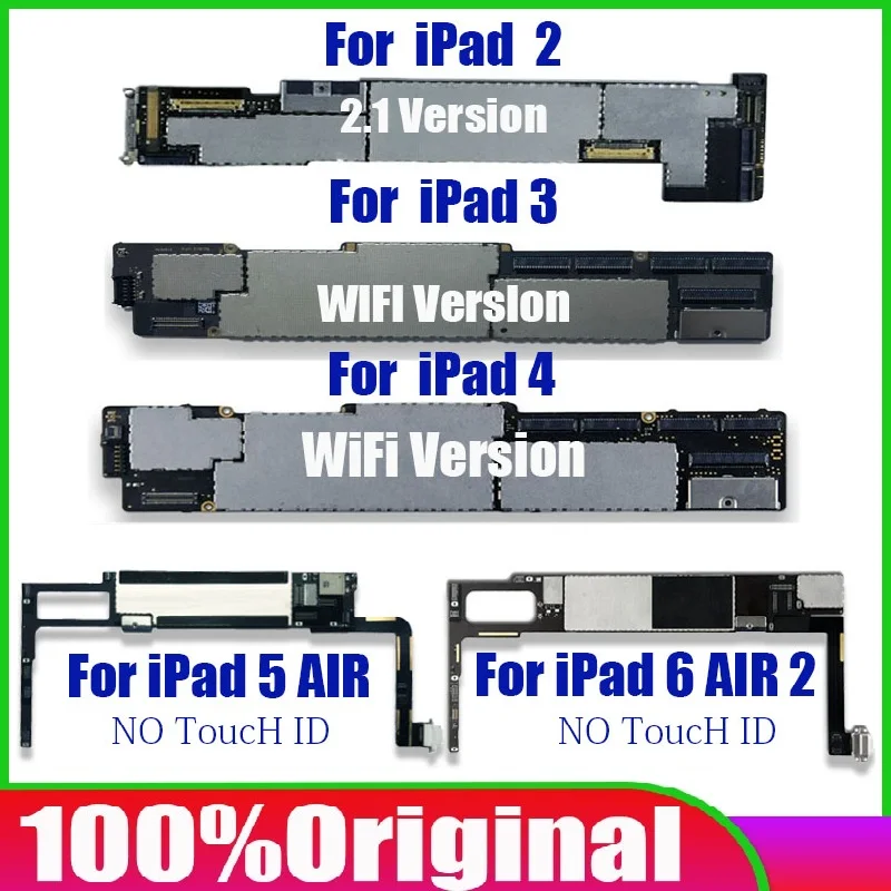 Материнская плата для ipad 2/3/4/5 Air 1 A1395 A1416 A1458 16 ГБ 32 64 с Wi-Fi | Мобильные телефоны и