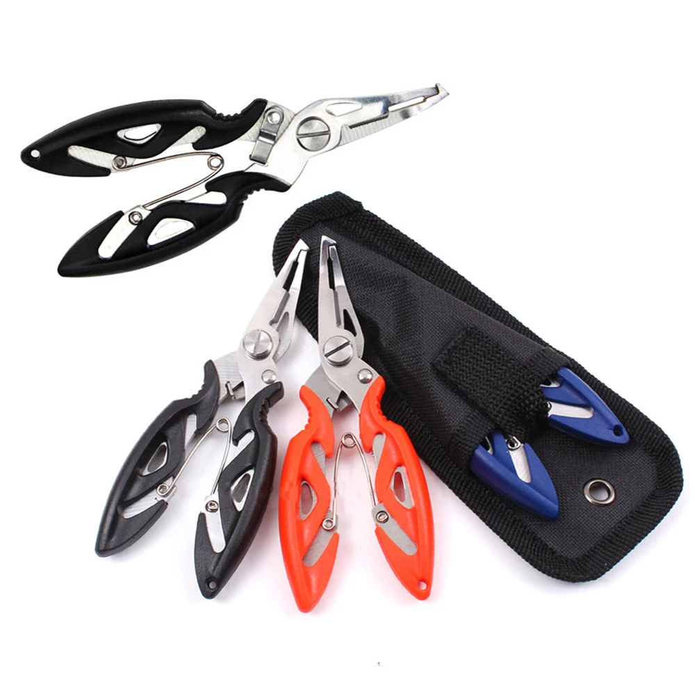 

Fishing Plier Scissor Braid Line Lure Cutter Hook Remover Tackle Tool Cutting Fish Use Tongs Scissors Fishing Plier 2.5x60x130mm