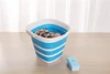 Silicone Bucket for Fishing Promotion Folding Bucket Car Wash Outdoor Fishing Supplies Square 10L Bathroom Kitchen Camp Bucket ► Photo 3/6