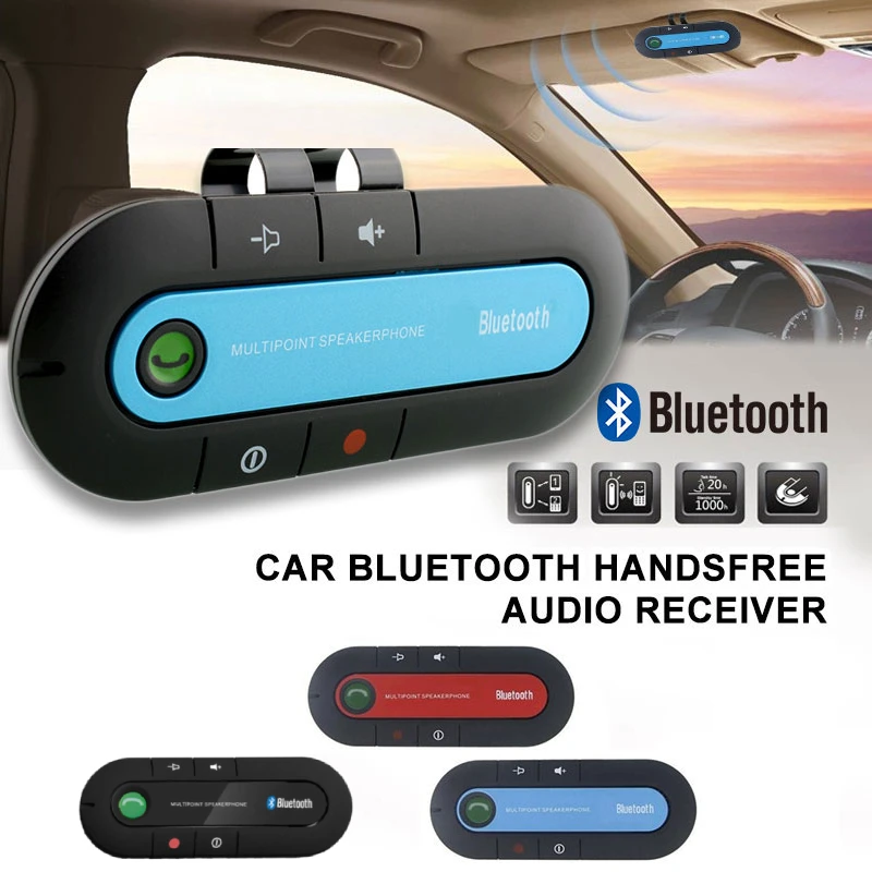 Vehemo автомобильный bluetooth-адаптер для громкой связи, беспроводной аудиоприемник для автомобиля, автомобильный стерео Bluetooth ручной автомобильный bluetooth-приемник