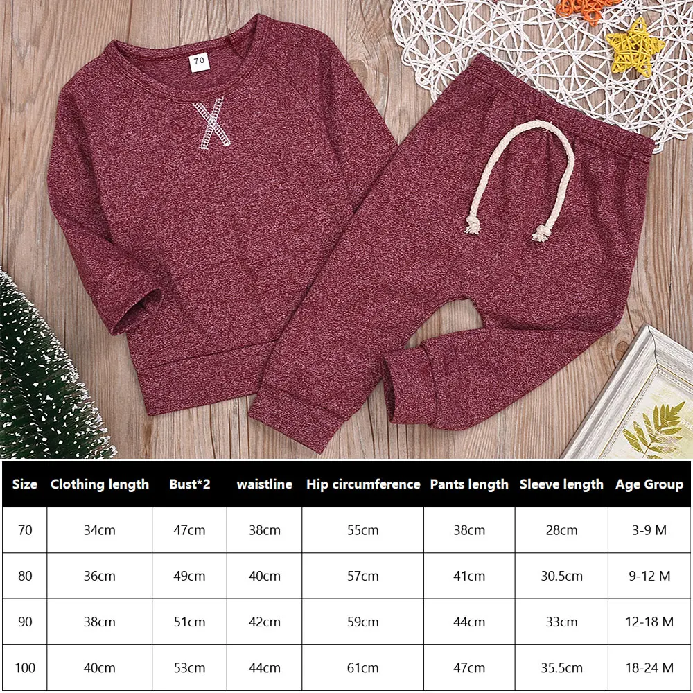 Комплект одежды для новорожденных мальчиков и девочек, комбинезон, штаны, леггинсы, однотонный комплект теплой одежды на осень и зиму