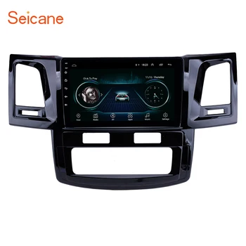 

Seicane 9 inch Android 9.1 GPS Head unit for Toyota Fortuner Hilux 2008 2009-2014 with WIFI FM music Bluetooth DVR SWC 3G OBD2