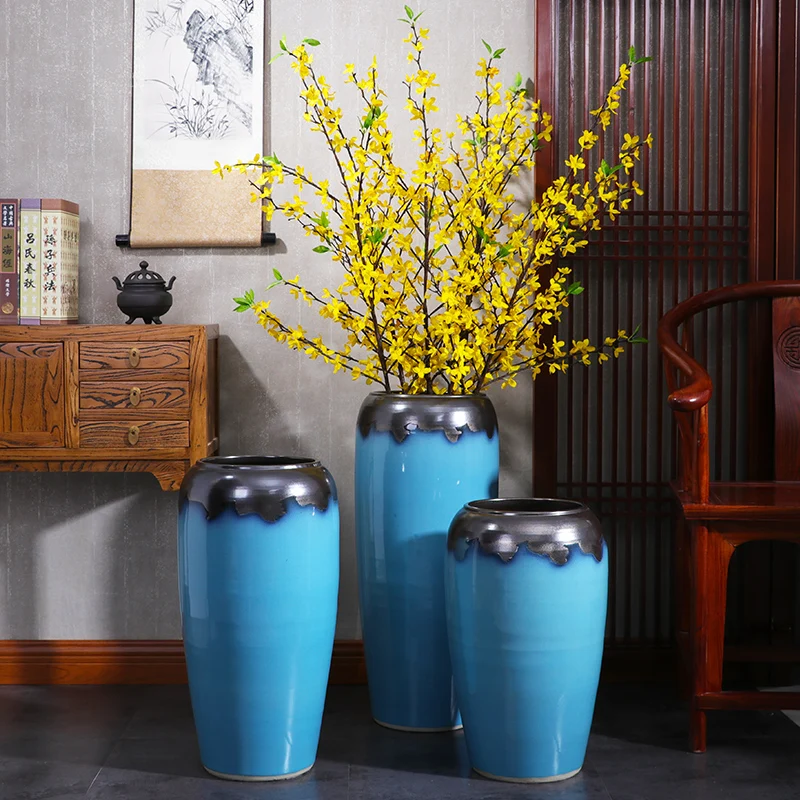 

Jingdezhen Ceramics Porcelain Bottle Home Simple Creative Vase Decoration Flower Arrangement Traditional Craft Handmade 9 Models