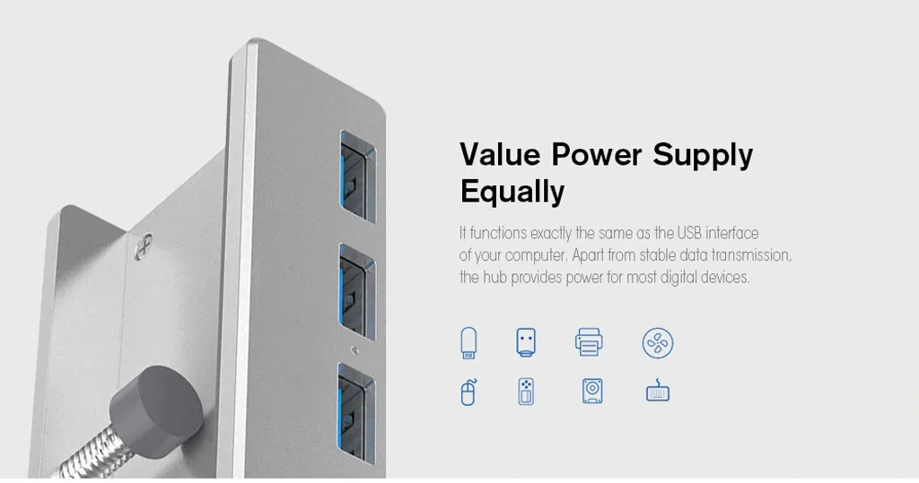 USB 3,0 концентратор, 4 порта USB3.0 клип-Тип алюминиевый сплав портативный размер путешествия покупка