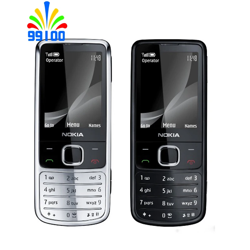 Восстановленный разблокированный классический сотовый телефон Nokia 6700