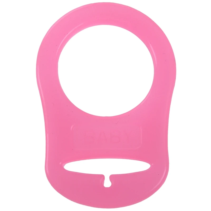 

Silicone pacifier clip Attached Multicolor pacifier ring