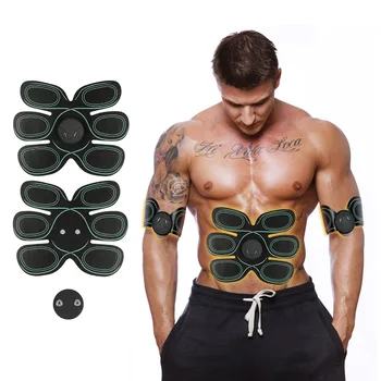 

2019 New Durable Smart Stimulator Training Fitness Gear Muscle Abdominal Exerciser Toning Belt Battery Abs Fit High QualityC