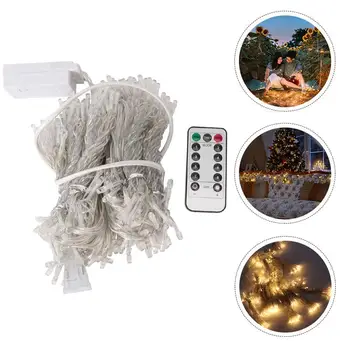 

1Pc Romantic Curtain Light LED String Light Wedding Party With EU Plug