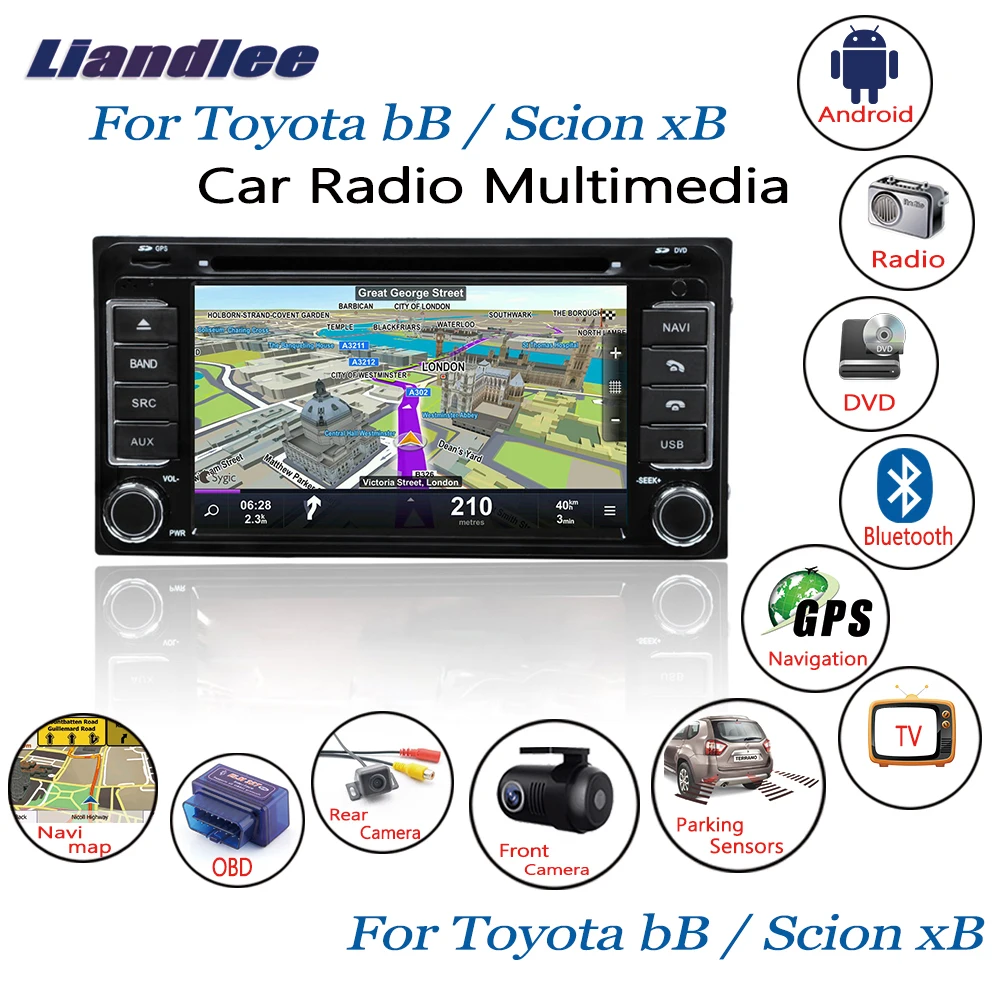 Liandlee для Toyota bB/Scion xB 2003 ~ 2007 Android Navi навигационные карты автомобильное радио CD DVD