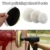 5pcs car polishing pad 3/4 inch wool polishing wheel car sponge polishing disks kit for car Polisher Drill Adapter car detailing