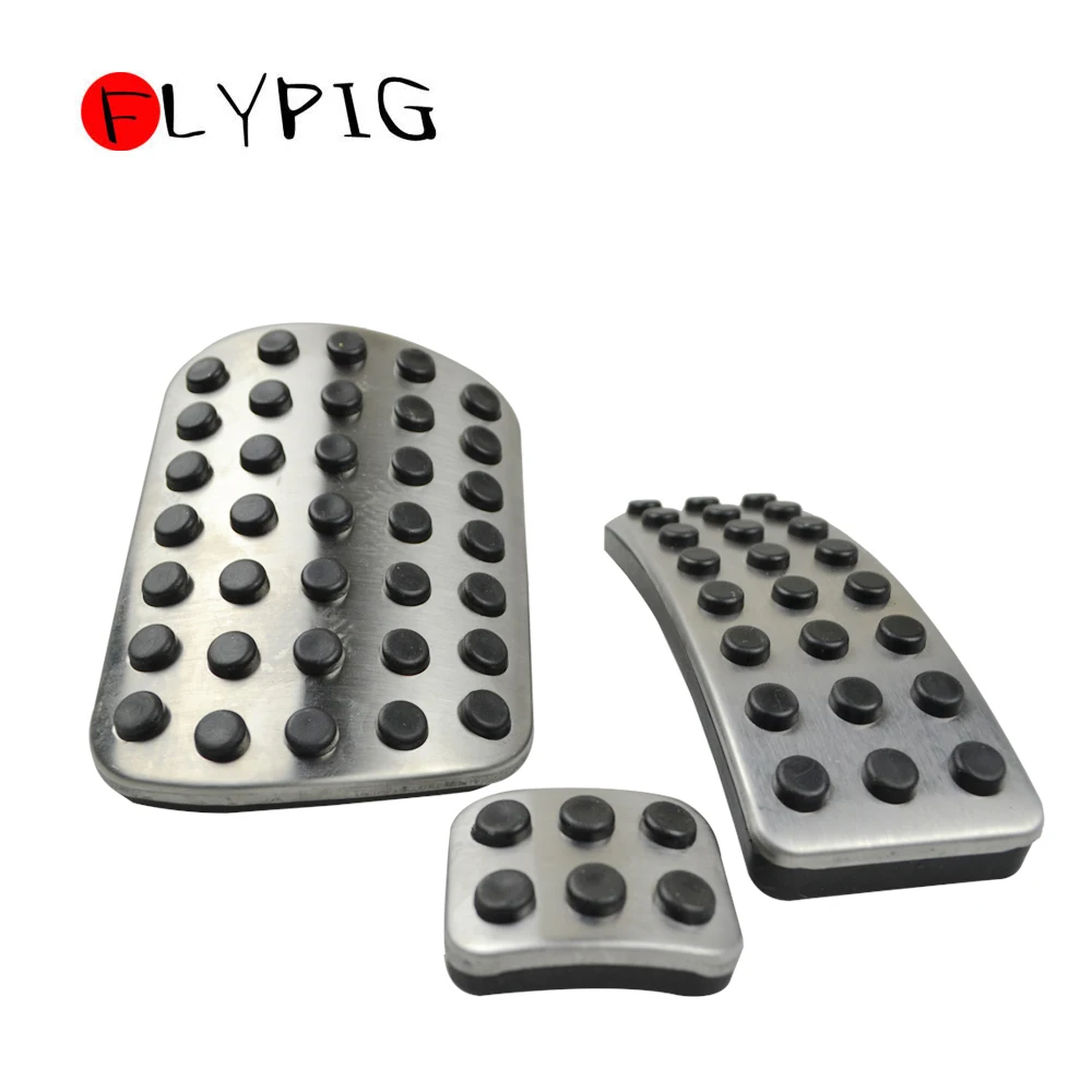 

New Stainless Steel Sport Brake Pedal Pads Cover for Mercedes Benz M GL R Class AMG A164300082 A1702900182 A1644300084
