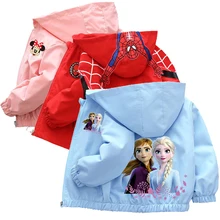 Frozen 2 – veste de printemps et d'automne elsa pour filles, vêtements d'extérieur pour enfants, manteau pour bébé de 1 à 10 ans