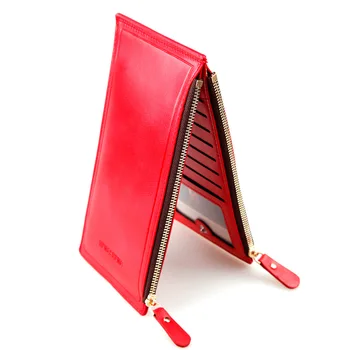 

Women Wallet Card Pack Double Zip Buckle Double Row Wallet