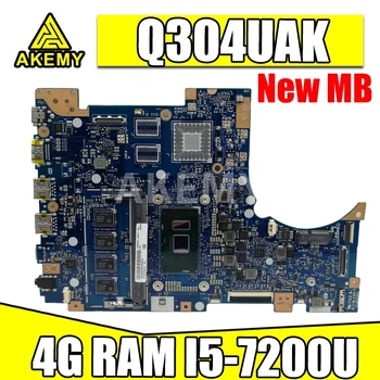 شراءAkemy Q304UAK اللوحة الأم للكمبيوتر المحمول Asus Q324UAK Q324UA Q324U اللوحة الرئيسية 90NB0AL0-R00060 4GB RAM I5-7200U