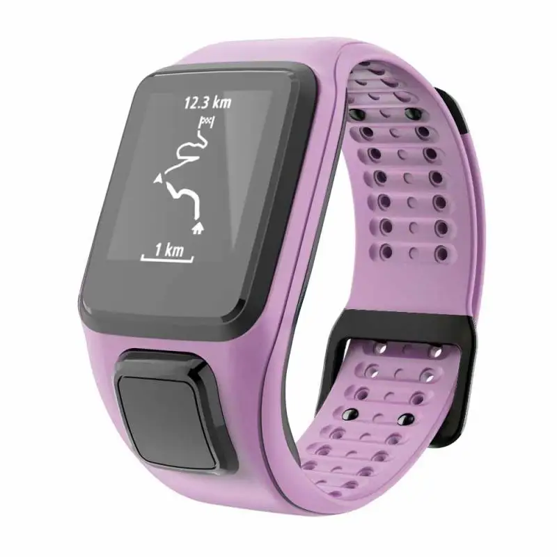 Mr Сменный силиконовый ремешок для TomTom Runner 2/3 Spark/3 Спортивные gps часы для TomTom Spark 3 ремешок Гольфист 2 Прочный