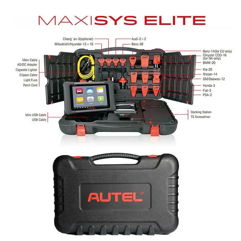 Диагностический инструмент Autel MaxiSys Elite автомобильный диагностический прибор