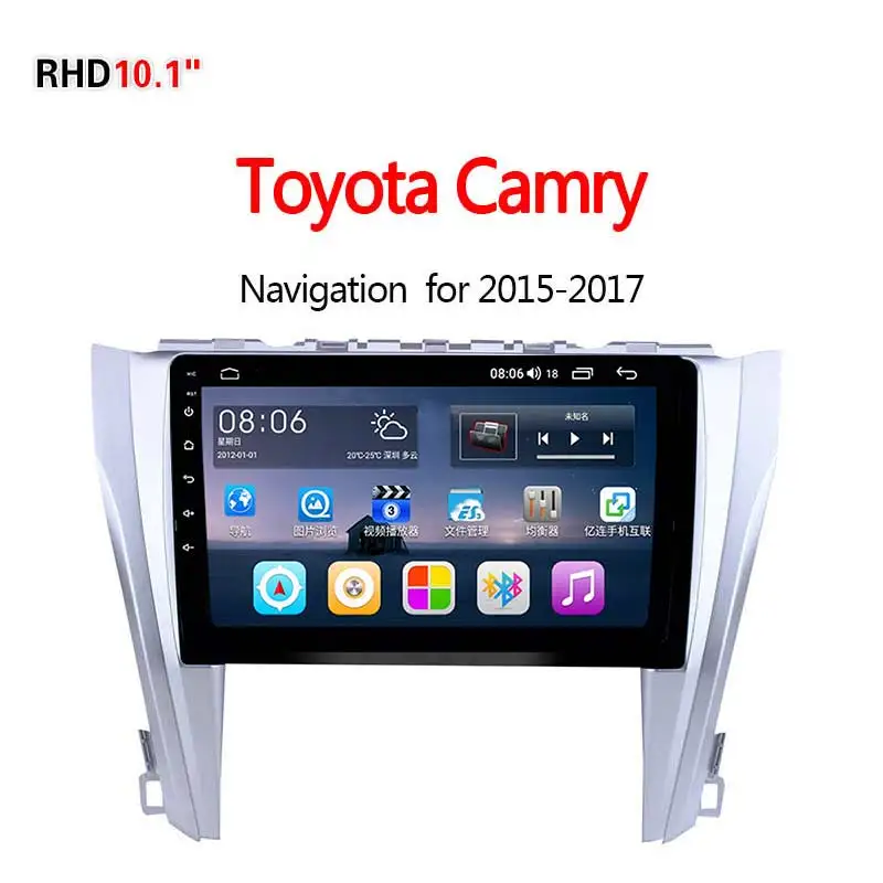 Lionet gps навигация для автомобиля Toyota Camry- 10,1 дюймов RT1049Y - Размер экрана, дюймов: 4G8core64G
