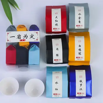 

TOP 6 Wuyi Rock Tea Mixed Box : Da Hong Robe, Cinnamon, Daffodil, Iron Rooibos, White Cockscomb, Aquilaria, Intense Oolong Tea