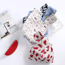 Очаровательная сумка на запястье с фруктовыми животными, Женская сумочка, простой дизайн, кнопочный телефон Сумки для хранения, прогулочная хлопковая вместительная сумка для покупок, сумка