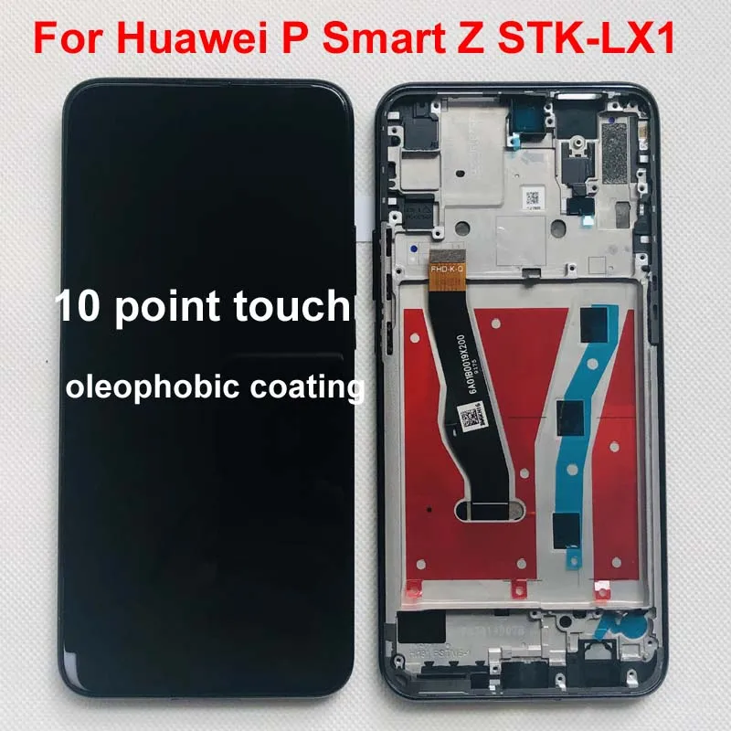 Оригинальный черный сенсорный ЖК дисплей 6 59 дюйма для Huawei P Smart Z детали в сборе с