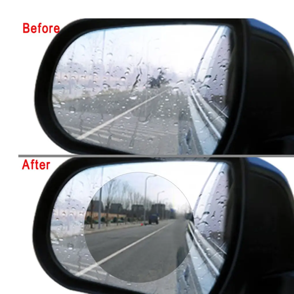 4X Hydrophobic Rear-view Mirror Rainproof Film Safe Drving Scratch-Resistent EAX 