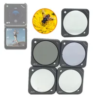 Glass UV CPL Star Night Macro 10X Lens Filter Protector Cap Close up for DJI Action 2 Camera Action2 1