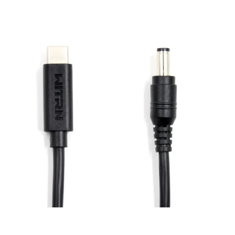 New PDC003 to DC round port 5525 notebook charging cable PD trap cable activation triggers 20V fast charging TYPE-C 5A 6